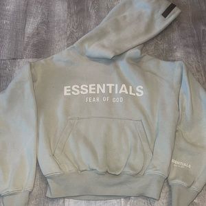 Kids size 6/7  olive green essentials hoodie
